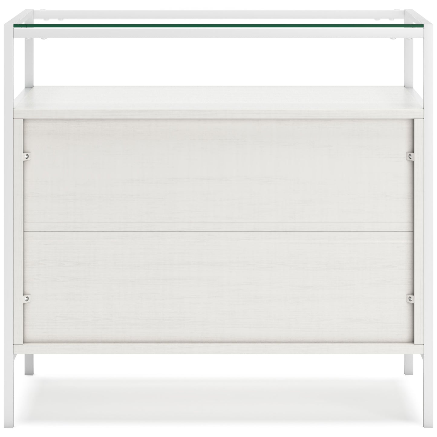 Ashley Deznee White Contemporary Small Bookcase H162-16