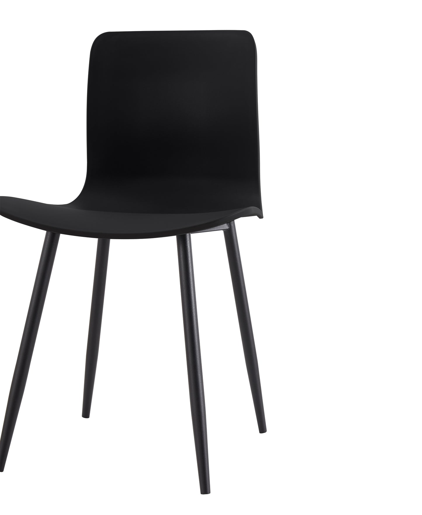 D&N Dining Chair, PP-608-ZX-HEI04, Set of 4, Black