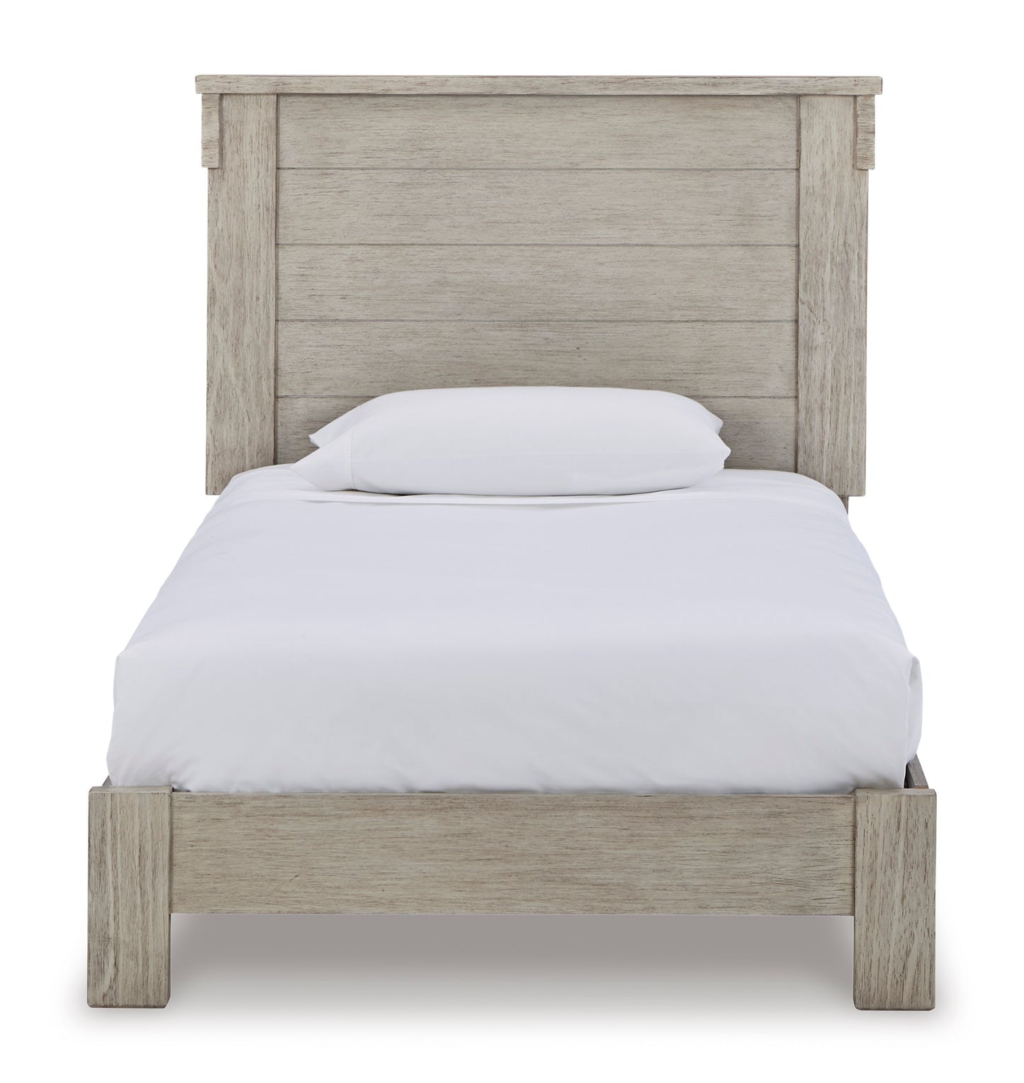 Ashley Hollentown White Washed Casual Twin Panel Bed B434-71