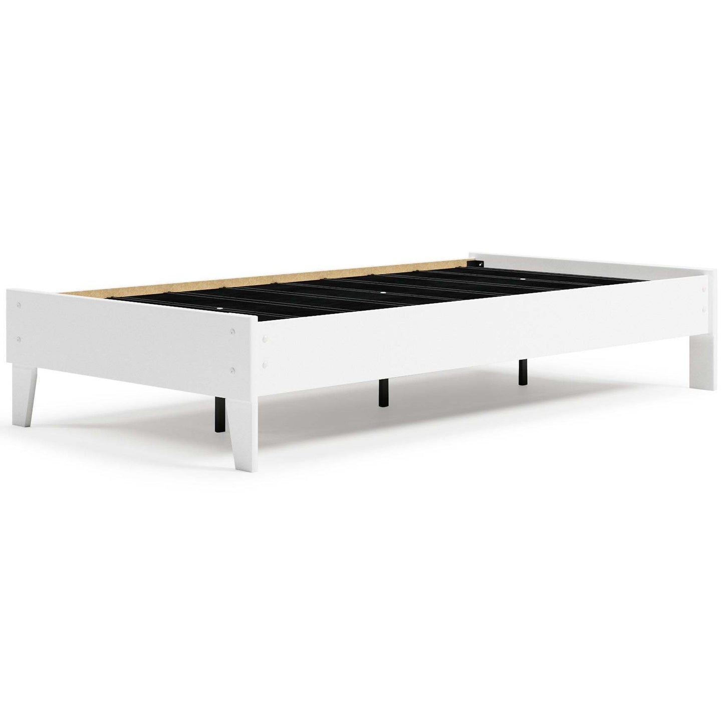 Ashley Flannia White Casual Twin Platform Bed EB3477-111