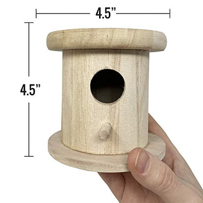 PIXISS Wooden Birdhouse - Choose From 6 Styles by Pixiss