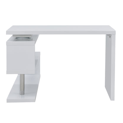 Yates Multifunctional Corner/L Desk w/ Shelves