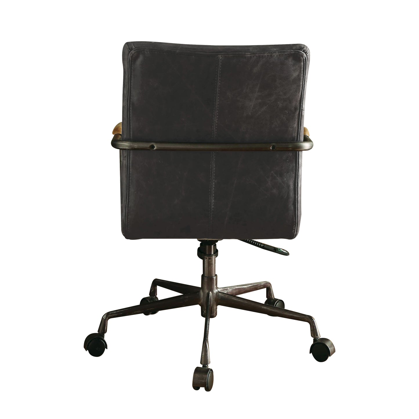 ACME Harith Office Chair in Antique Slate Top Grain Leather 92415