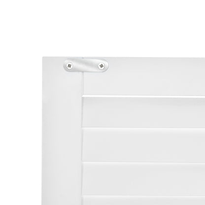 Home Over-The-Toilet Shelf Bathroom Storage Space Saver with Adjustable Shelf Collect Cabinet (White)