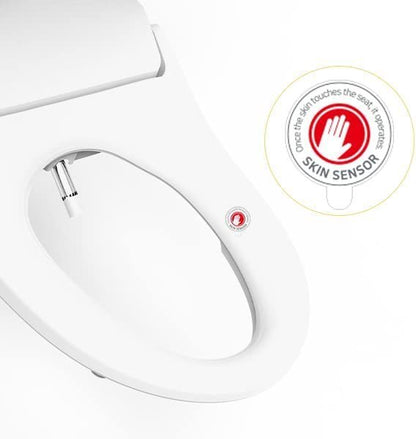 Mitcent Smart Bidet Toilet Seat, Heated Bidet, Warm Water Washing, Hot Air Dryer, Remote Control, Patented Child Mode, Easy Installation, S5