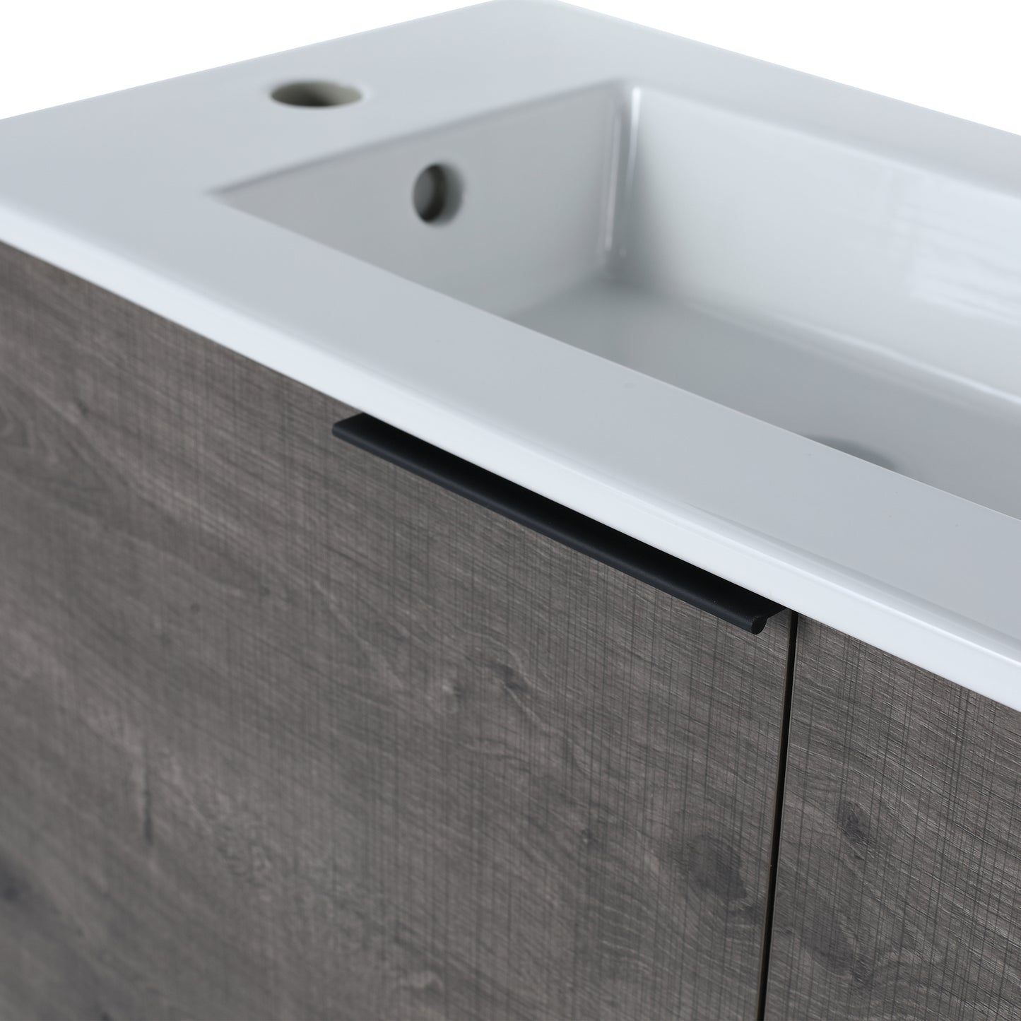 Bathroom Vanity with Sink 22 Inch for Small Bathroom,Floating Bathroom Vanity with Soft Close Door,Small Bathroom Vanity with Sink, 22x13 （KD-Packing）