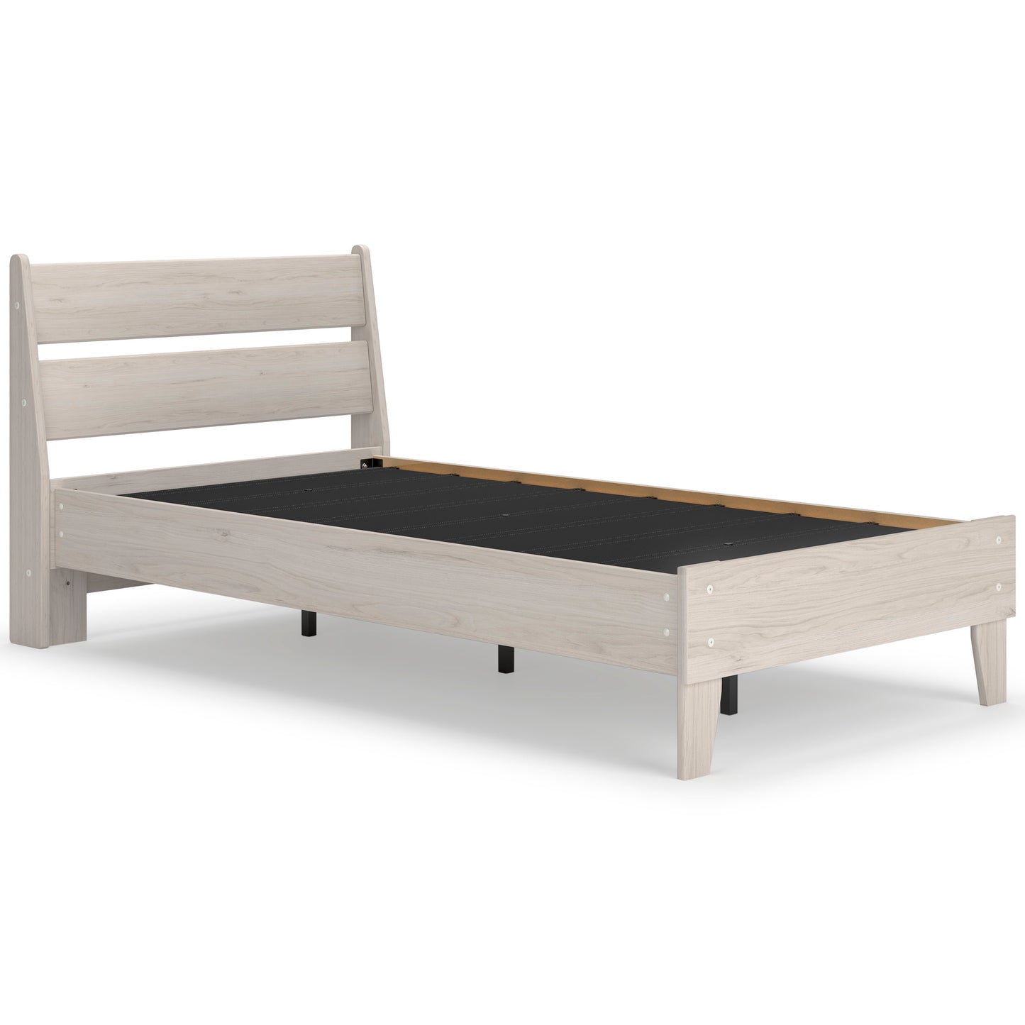 Ashley Socalle Natural Contemporary Twin Panel Platform Bed EB1864B3