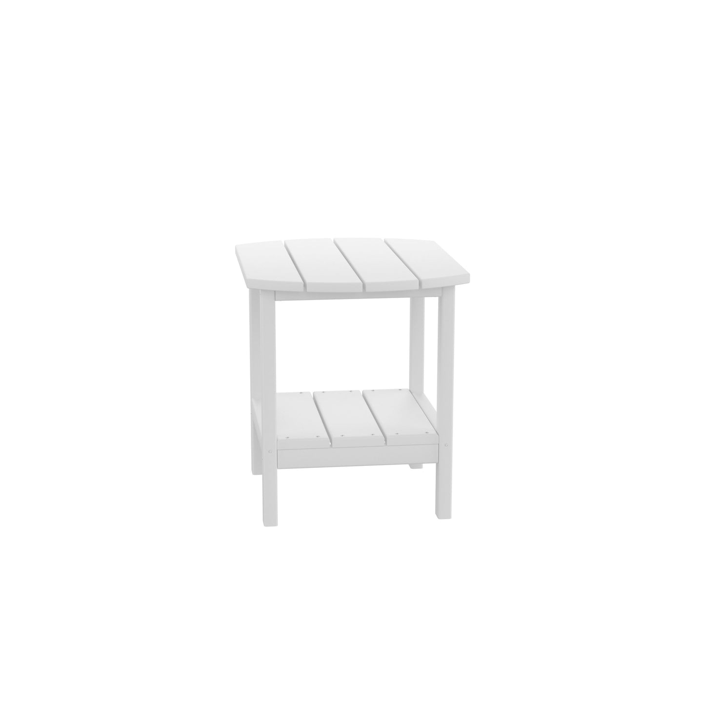 HDPE Side Table, White