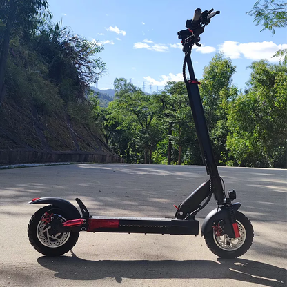 500W 10 inch off-road foldable electric scooter for adult with APPS Max load 330lb