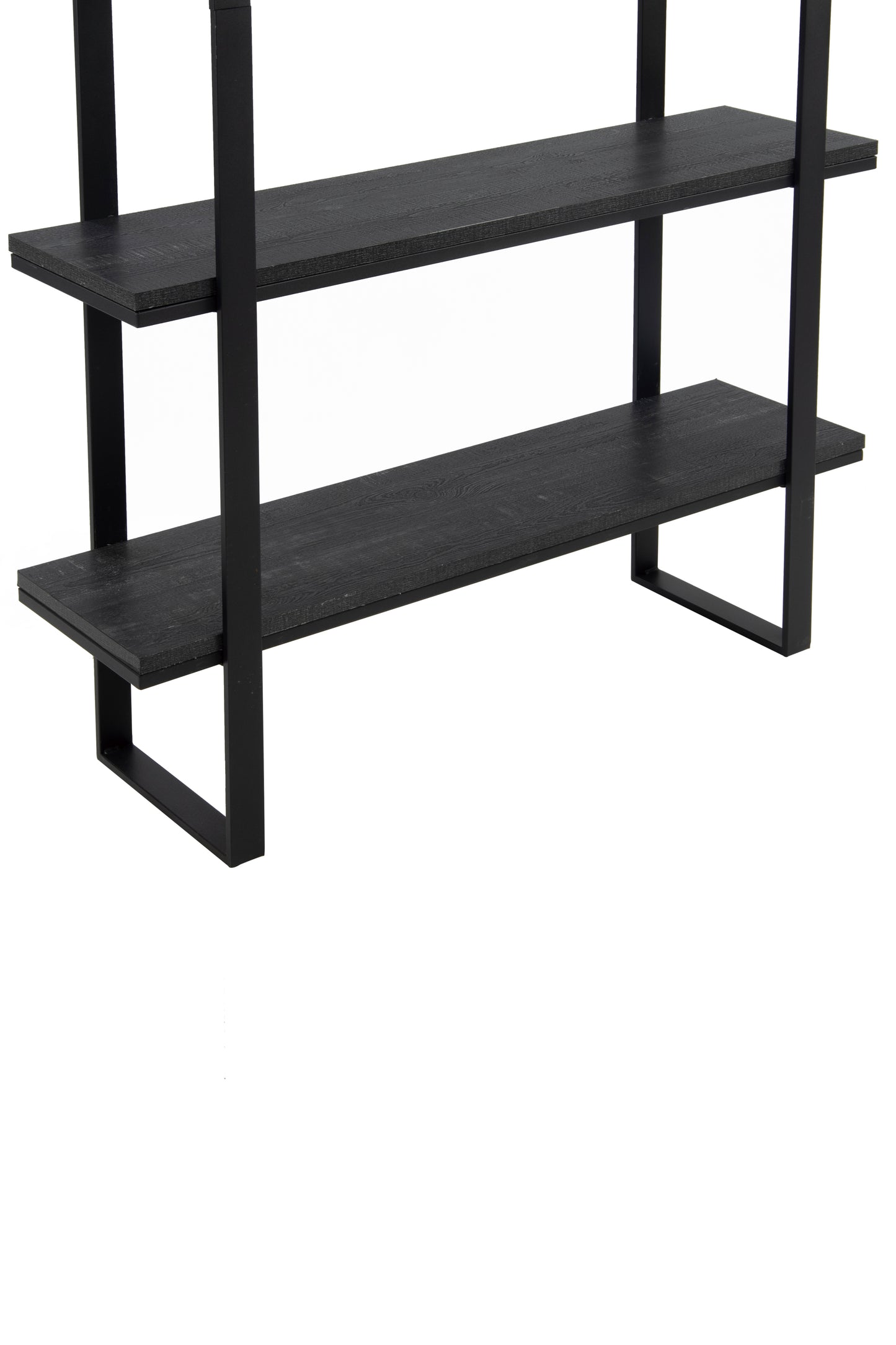 32"W X 11"D X 70.9"H 5-layer Metal Shelf-Bookshelf- 5-tire storage shelf -Bookcase, BLACK