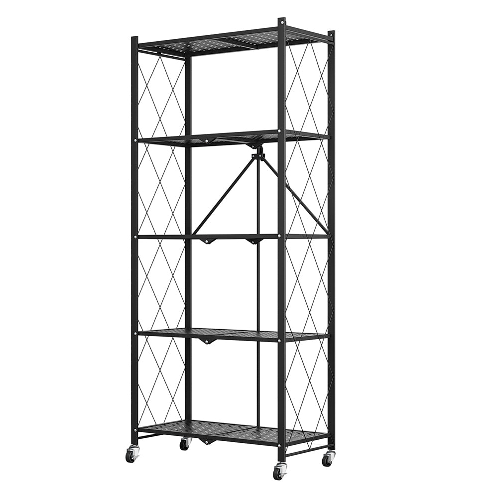 5-Shelf Foldable Storage Shelves for home