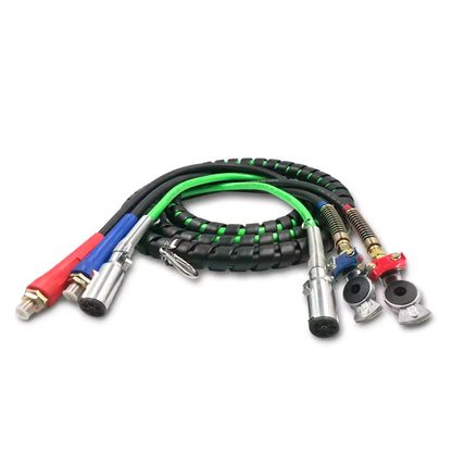 15FT 3-in-1 Wrap Set Air Line Hose Assemblies for Semi Truck Tractor Trailer