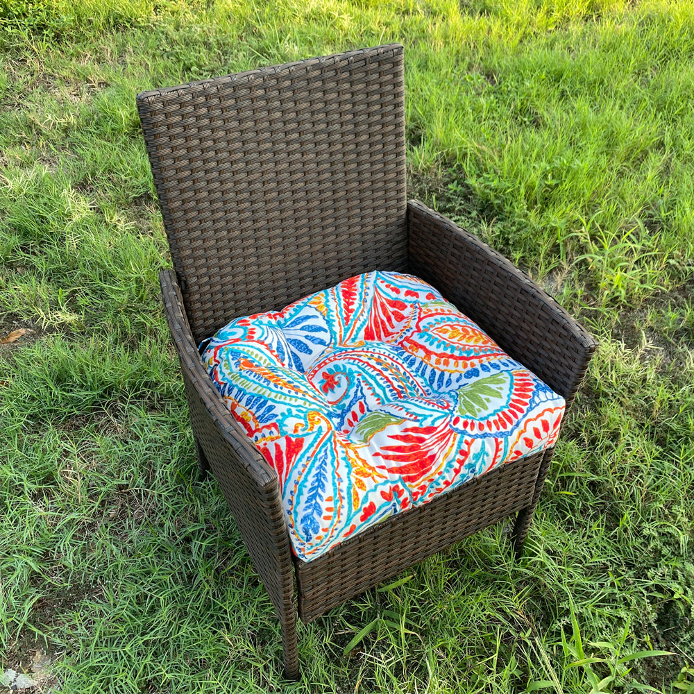 BLACK FRIDAY Outdoor Chair Cushions Thickened Seat Cushions with Ties, Patio Chair Pads for Patio Furniture Garden Home Office Decoration Set of 2