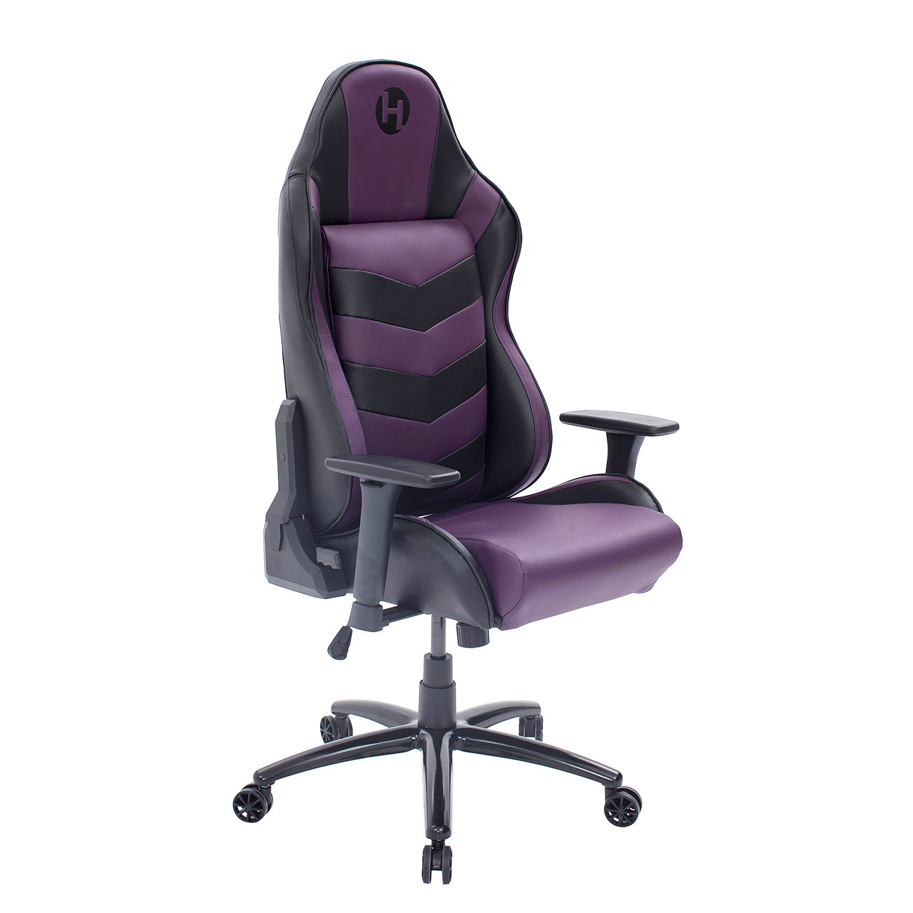 Techni Sport TS-61 Ergonomic High Back Racer Style Video Gaming Chair, Purple/Black