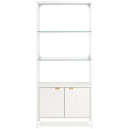 Ashley Deznee White Contemporary Large Bookcase H162-17