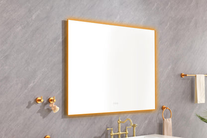 48x 36Inch LED Mirror Bathroom Vanity Mirror with Back Light, Wall Mount Anti-Fog Memory Large Adjustable Vanity Mirror