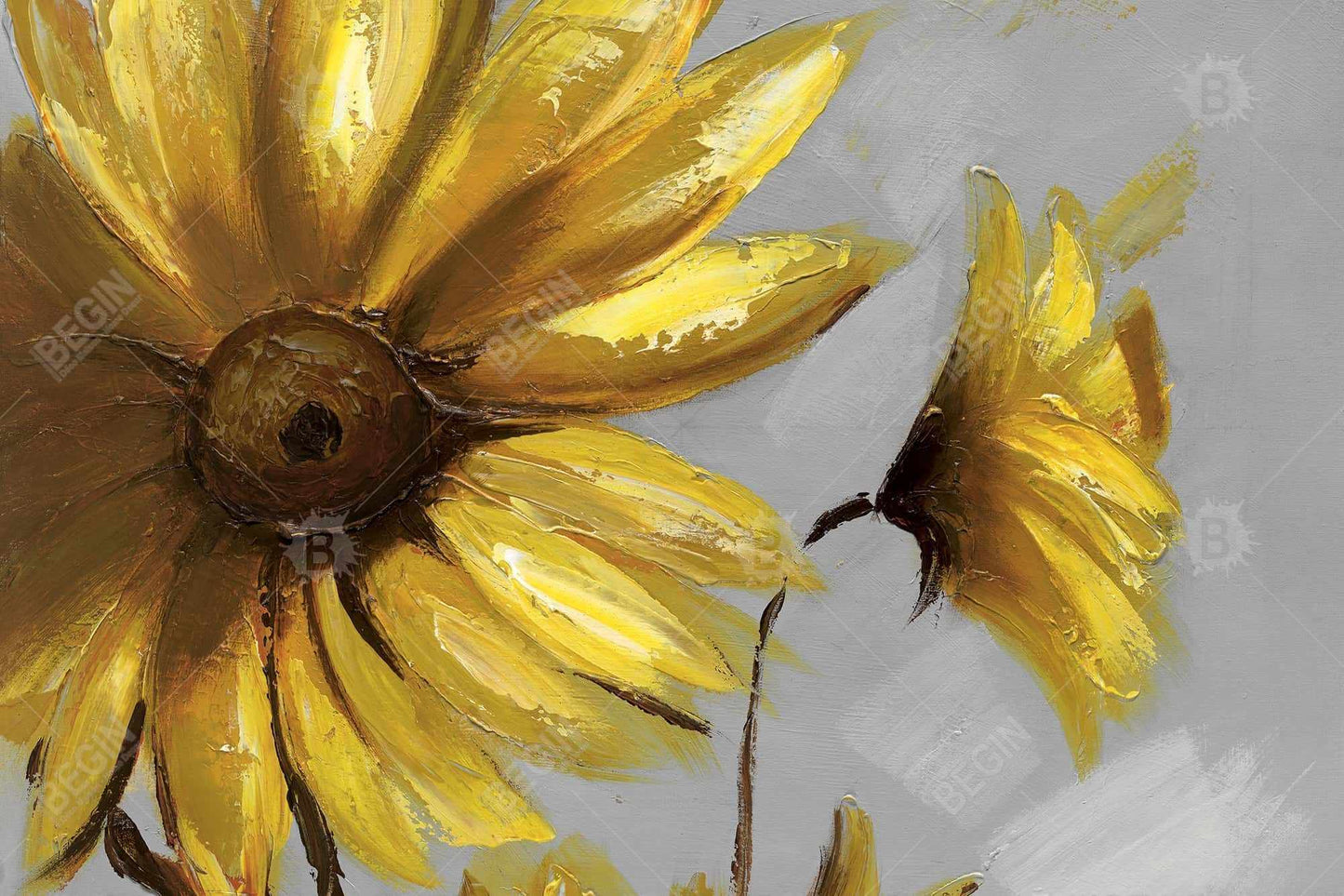 Mountain arnica flowers - 20x30 Print on canvas