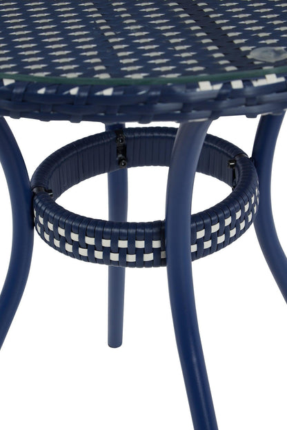 Ashley Odyssey Blue Casual Blue Outdoor Table and Chairs (Set of 3) P216-050