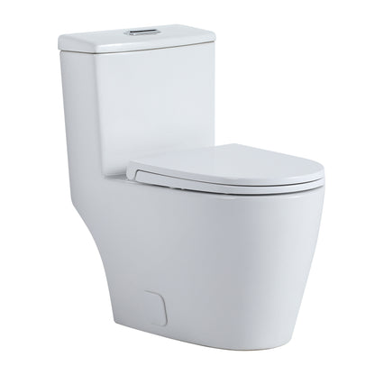 Ceramic One Piece Toilet 27 Inch Length With Soft Close Seat(G-lemon SKU:BTC137MOWH)