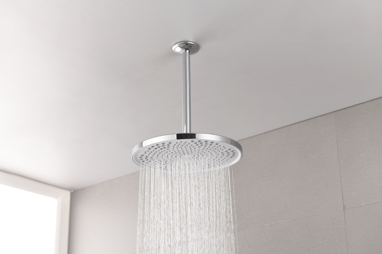 Shower Head - High Pressure Rain - Luxury Modern Look - No Hassle Tool-less 1-Min