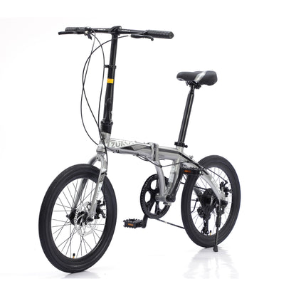 20“folding city bike aluminum frame  8 speed shimano  folding bike