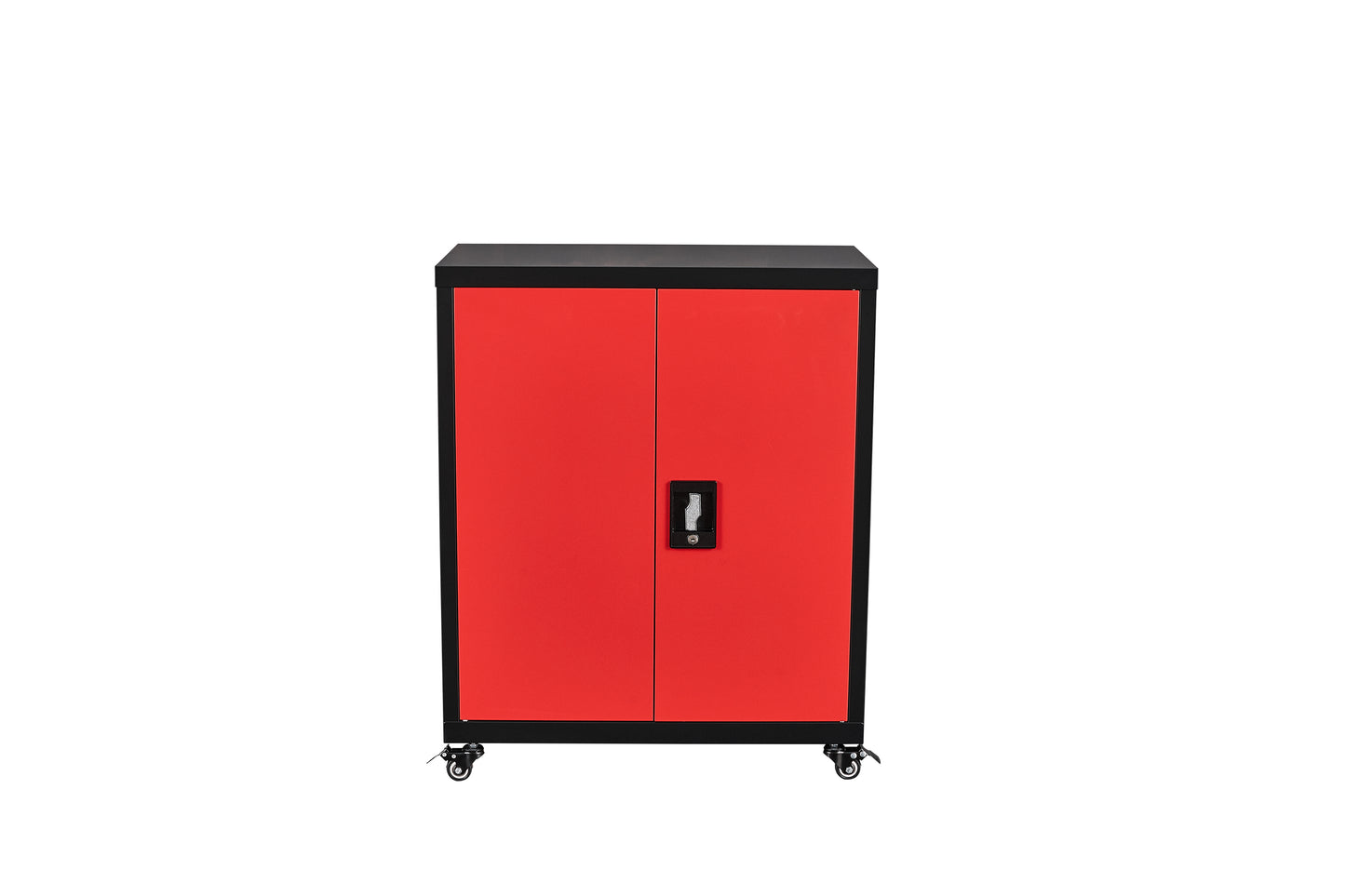 1 Shelf Metal Filing Cabinet, Storage File Cabinet with Lock for Home and Office