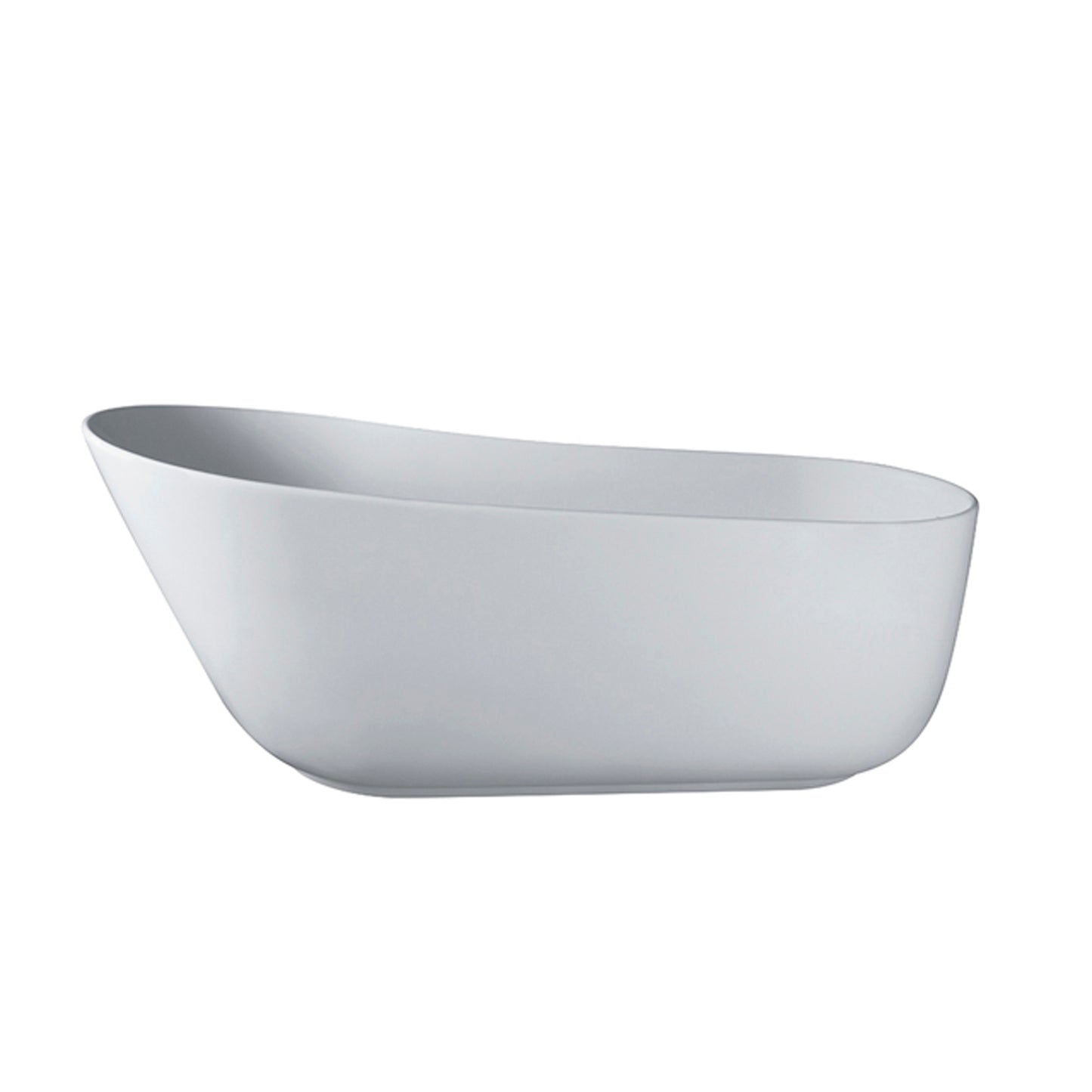 67 inch small size freestanding artificial stone solid surface bathtub for bathroom