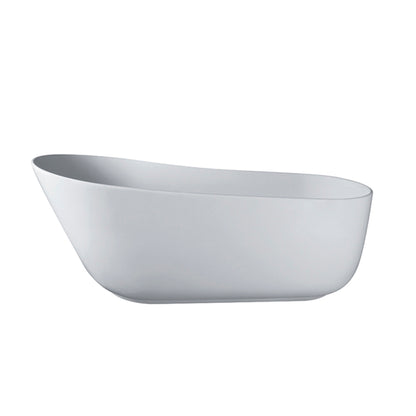 67 inch small size freestanding artificial stone solid surface bathtub for bathroom