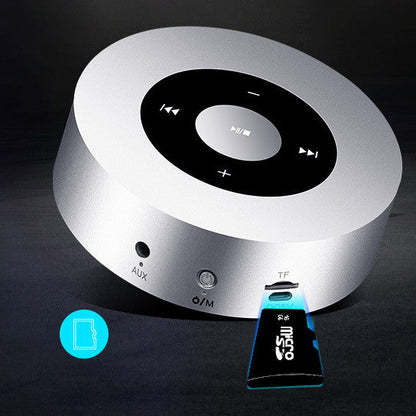 Minimal Metallic Bluetooth Speaker and MP3 Player by VistaShops