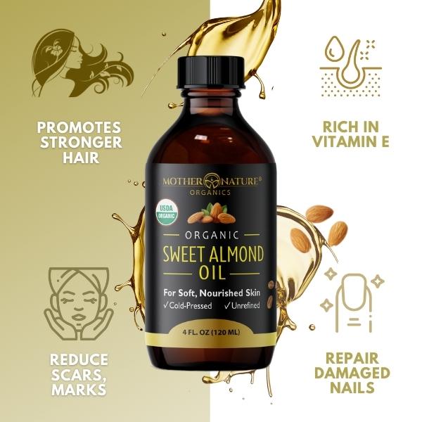 Sweet Almond Oil by Mother Nature Organics