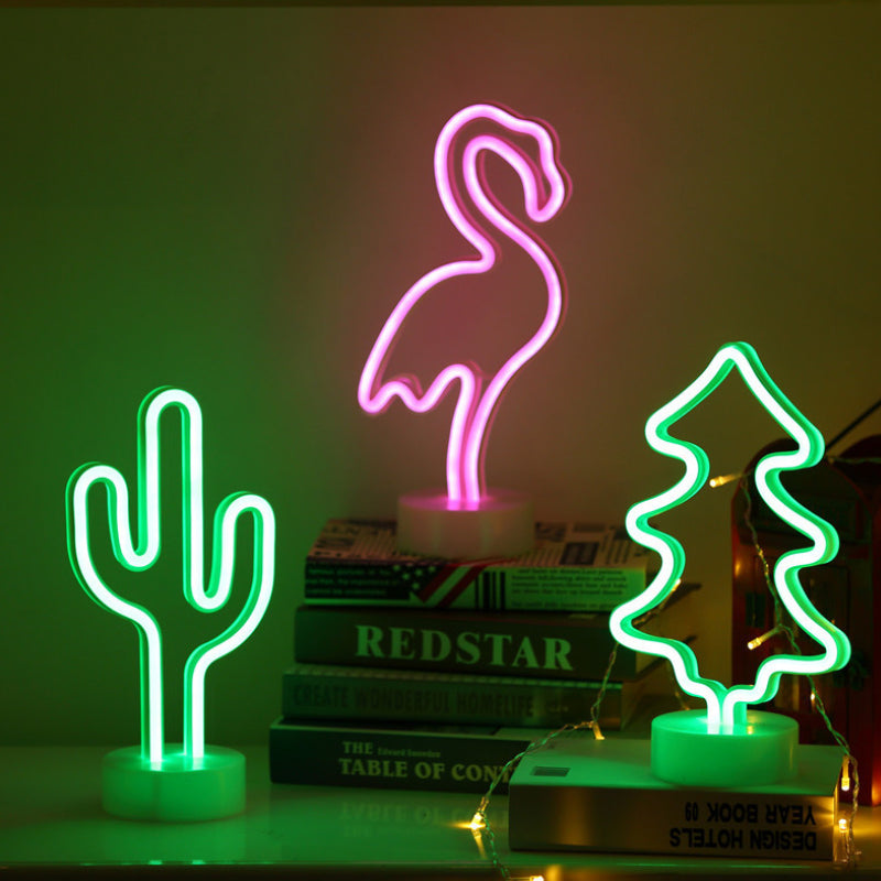 Tropical Nights Neon Deco Lights With Remote Control by VistaShops