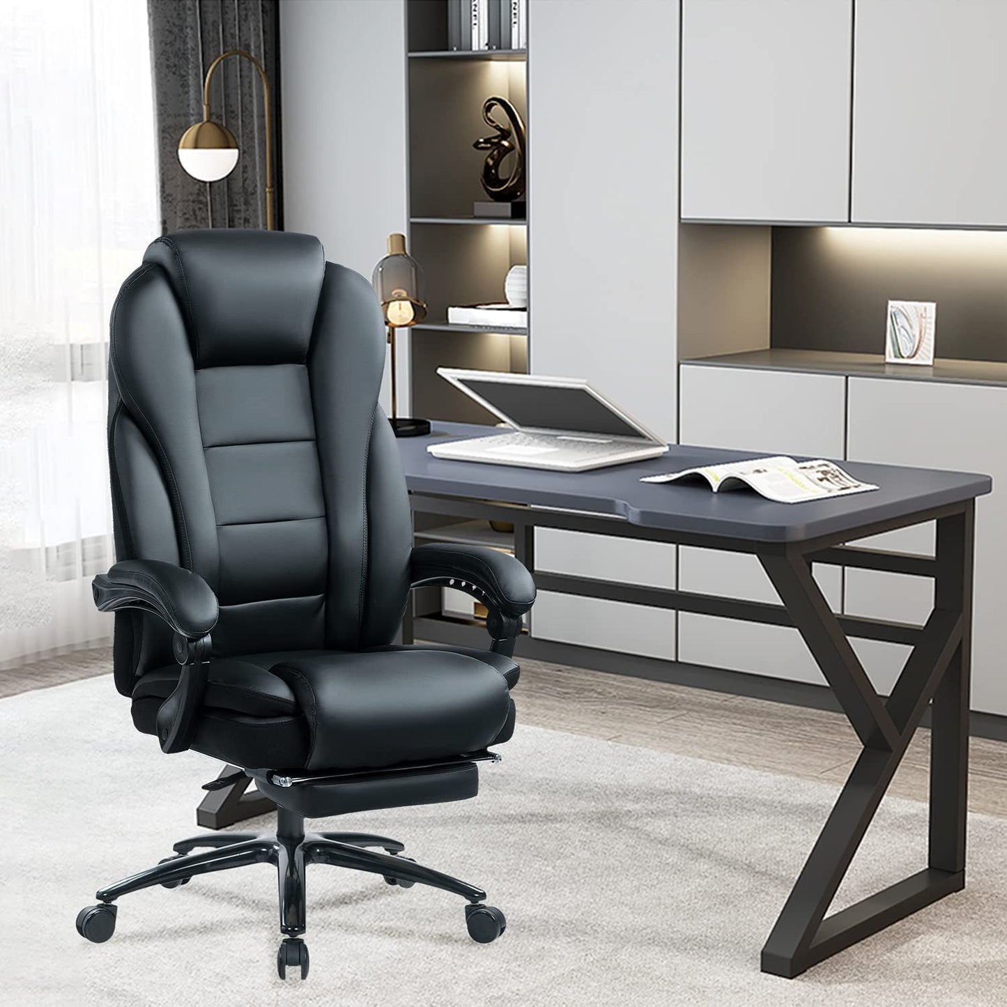 Vanbow.Office Chair.Heavy and tall adjustable executive  Big and Tall Office Chair