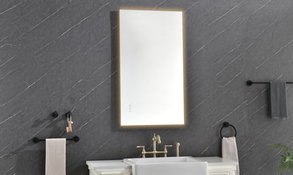 42x 24 Inch LED Mirror Bathroom Vanity Mirror with Back Light, Wall Mount Anti-Fog Memory Large Adjustable Vanity Mirror