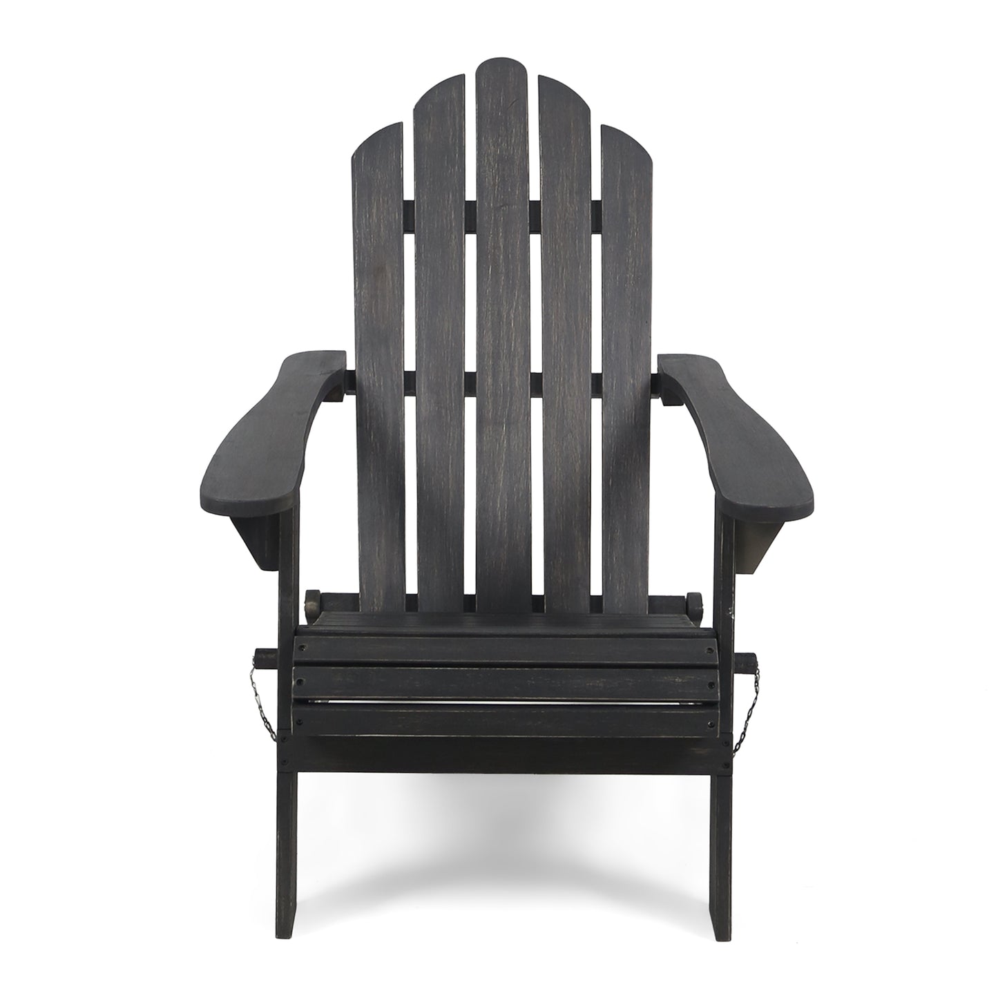 Dark Gray Hollywood Foldable Solid Wood ADIRONDACK Chair