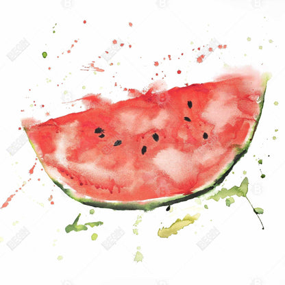 Watermelon slice - 32x32 Print on canvas
