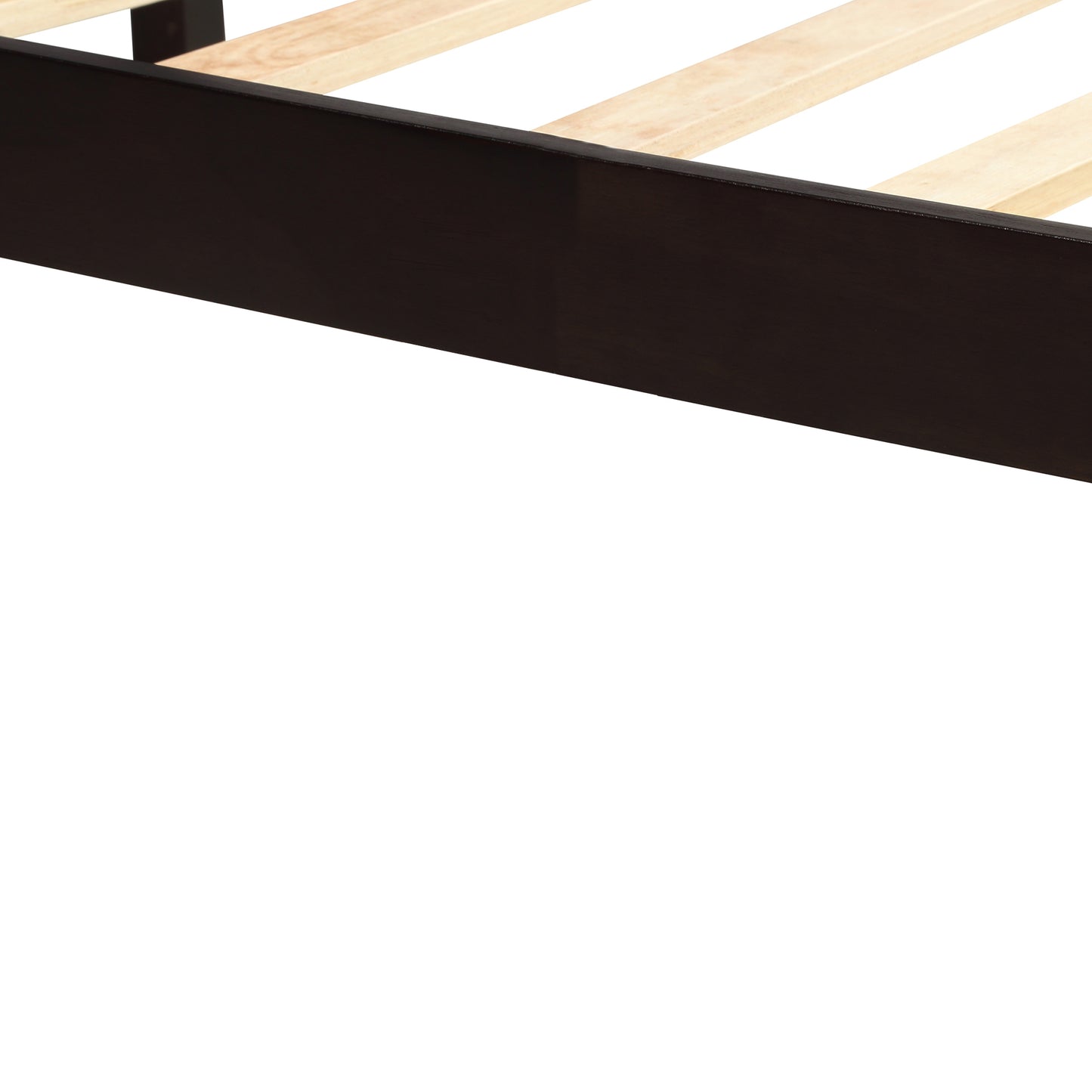 Platform Bed Frame with Headboard , Wood Slat Support , No Box Spring Needed ,Full,Espresso(OLD SKU:WF191419AAP)