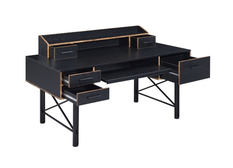 ACME Safea Computer Desk, Black Finish 92804