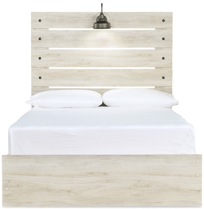 Ashley Cambeck Whitewashed Casual Full Panel Bed B192B3