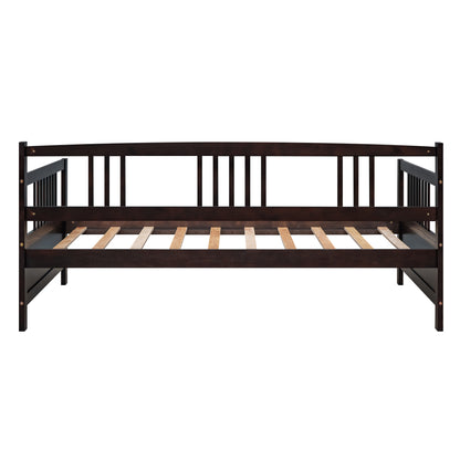 Modern Solid Wood Daybed, Multifunctional, Twin Size, Espresso (Previous SKU: WF191899AAP)