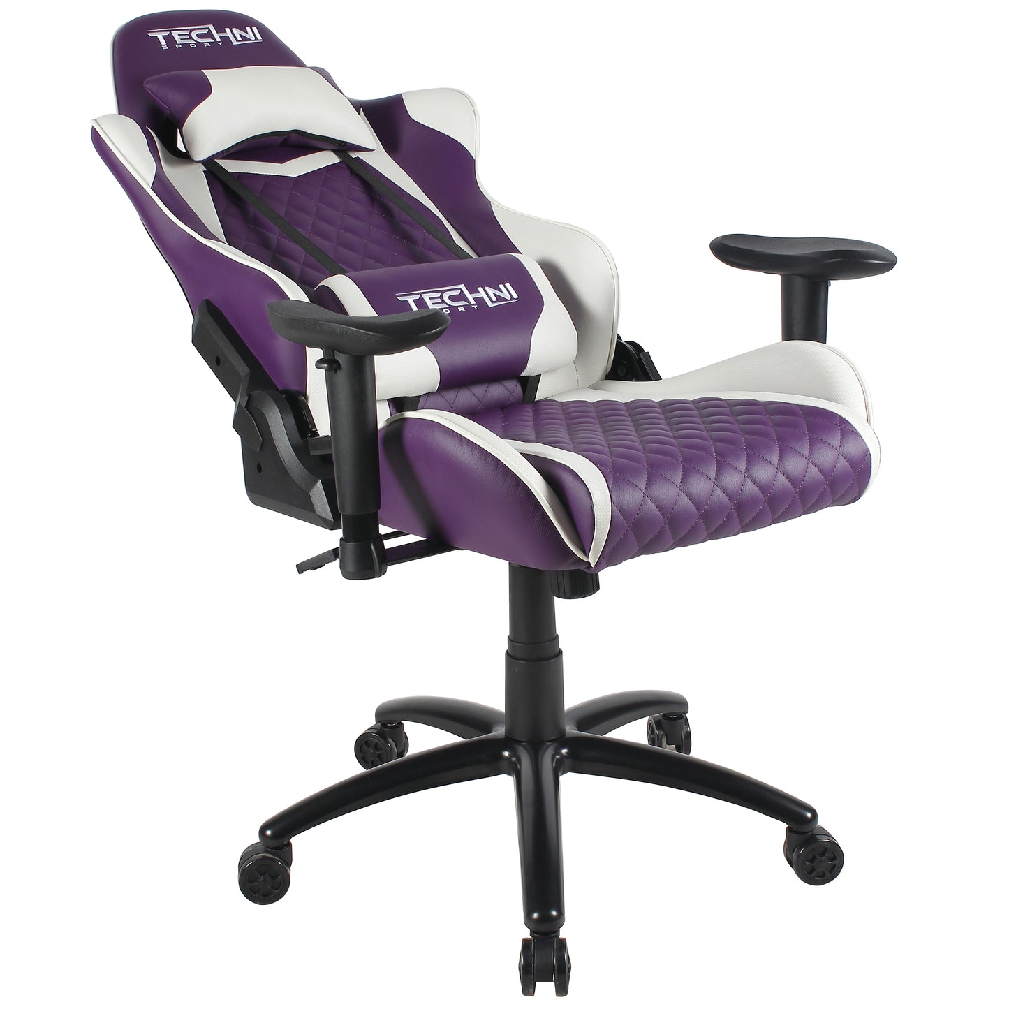 Techni Sport TS-52 Ergonomic High Back Racer Style PC Gaming Chair, Purple