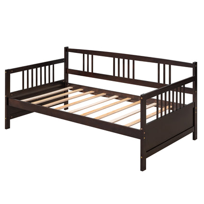 Modern Solid Wood Daybed, Multifunctional, Twin Size, Espresso (Previous SKU: WF191899AAP)