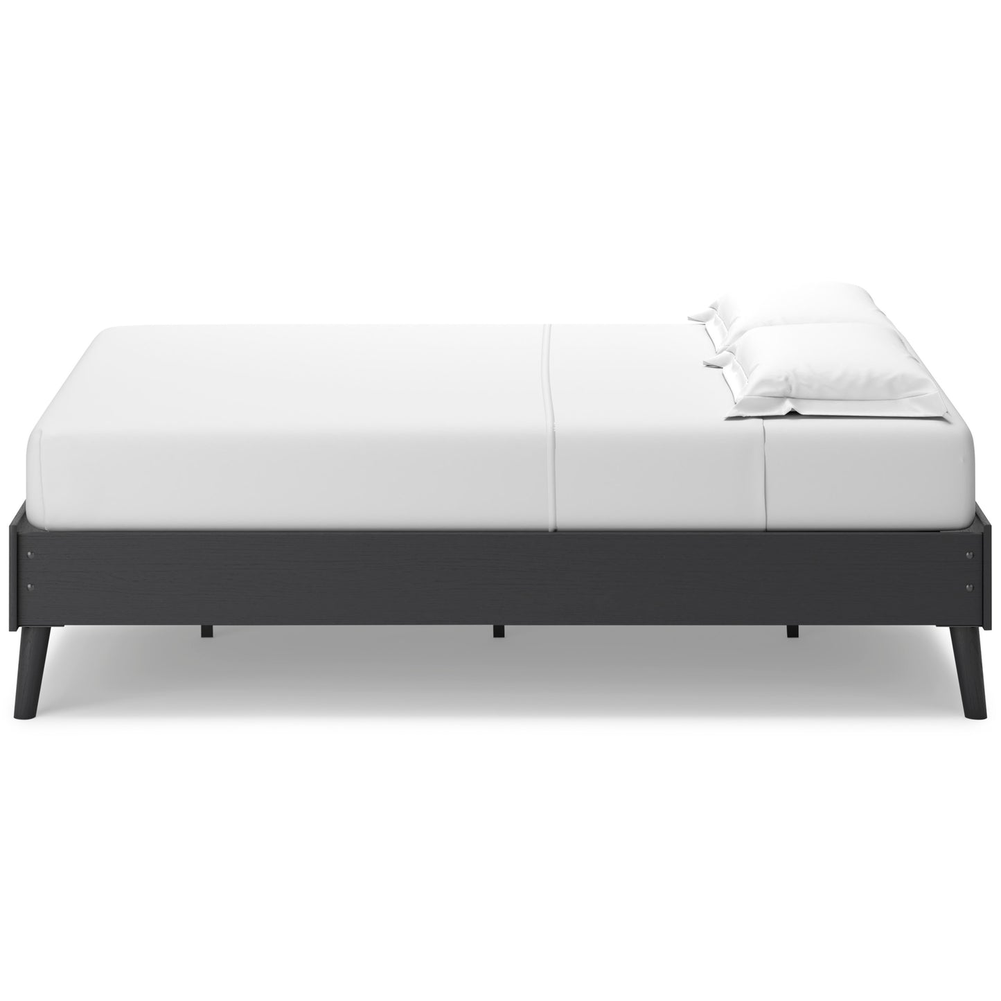 Ashley Charlang Black Contemporary Full Platform Bed EB1198-112