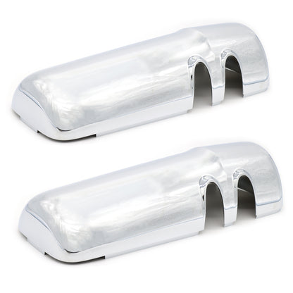 Chrome Door Mirror Covers Pair Driver Passenger Side for Kenworth T680 T880 W990