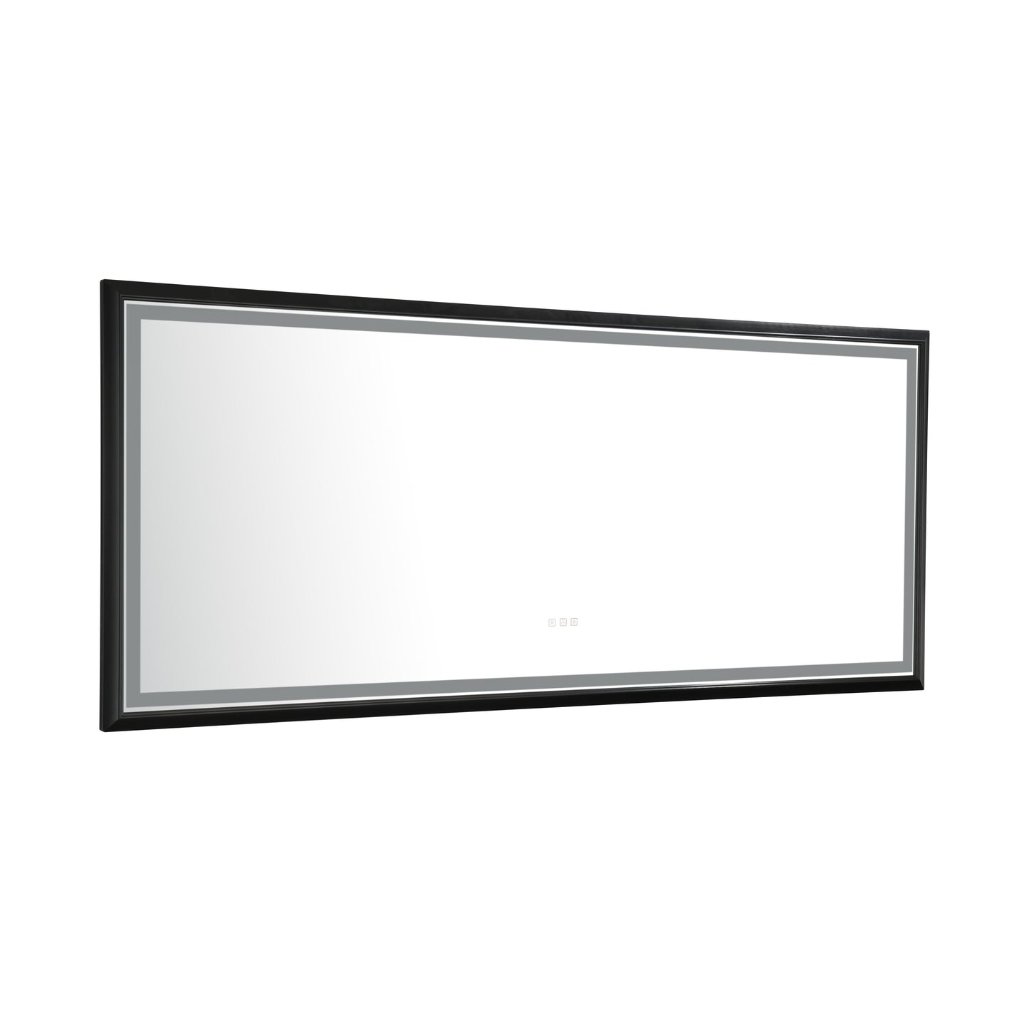 88 in. W x 38 in. H Super Bright Led Bathroom Mirror with Lights, Metal Frame Mirror Wall Mounted Lighted Vanity Mirrors for Wall, 
Anti Fog Dimmable Led Mirror for Makeup, Horizontal/Verti