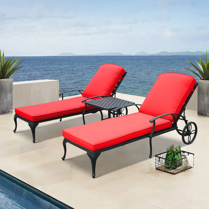 Aluminium Cast lounge chair