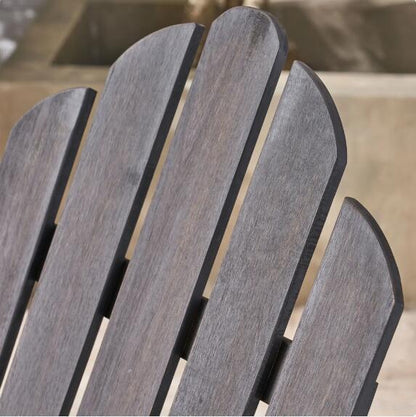 Outdoor lounging hollywood adirondack gray rocking chair