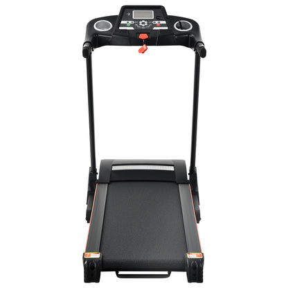 Folding Electric 3.5HP Treadmill With Incline Medium Running Machine Motorised LCD Gym 330lbs； Folding Treadmill Electric Motorized Power 14.8KM/H Running Fitness Machine Gym(W54031811)