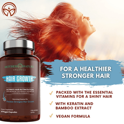 Hair Growth Vitamins by Mother Nature Organics