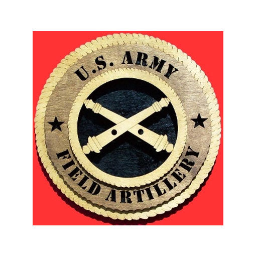 Field artillery Wall Tributes - 12 inch. by The Military Gift Store