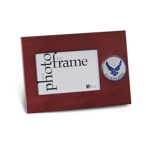 Aim High Air Force Medallion 4-Inch by 6-Inch Desktop Picture Frame by The Military Gift Store